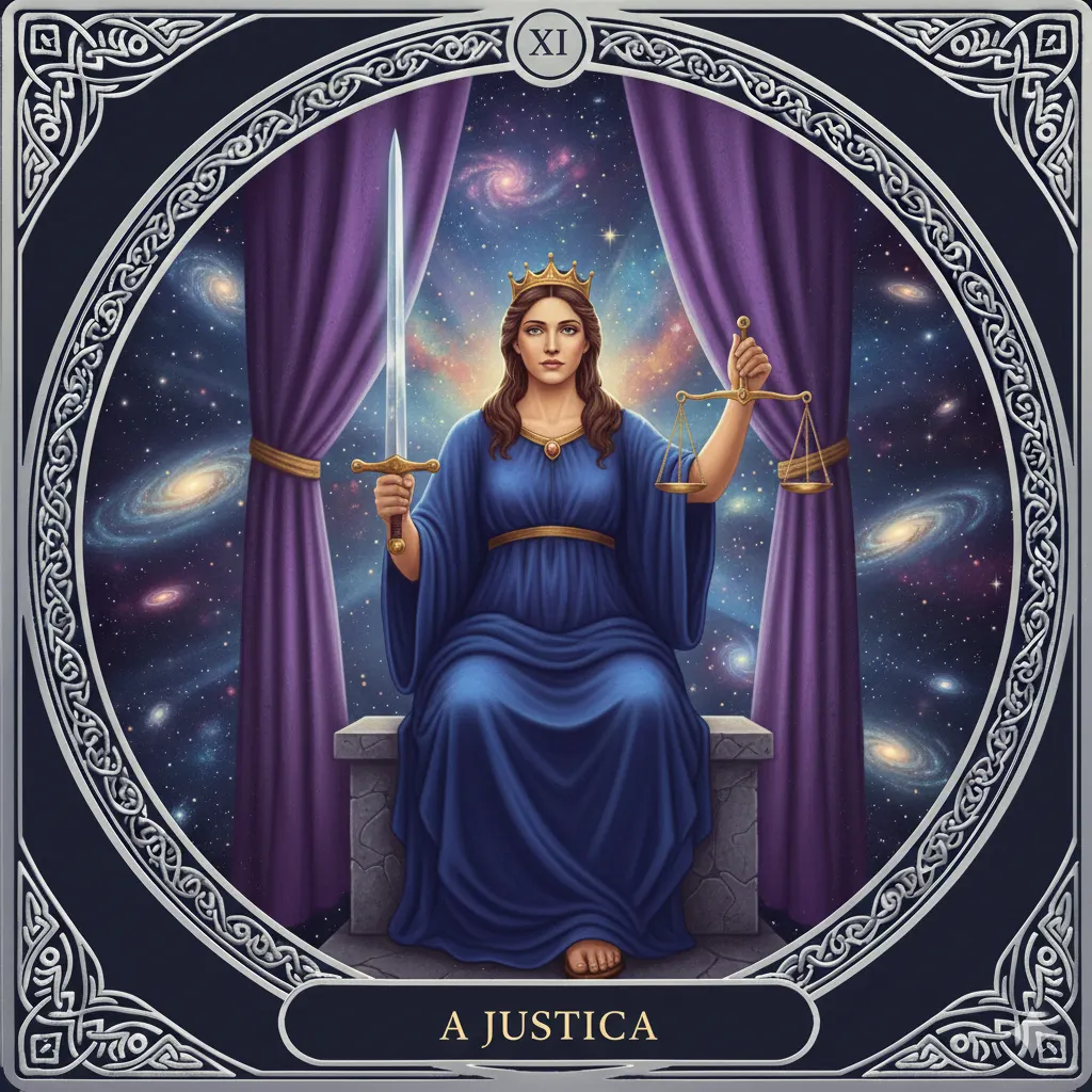 A Justiça do Tarot: Significado Completo, Amor, Trabalho, Dinheiro, Karma, Verdade, Futuro, Sim ou Não e Interpretação Profunda