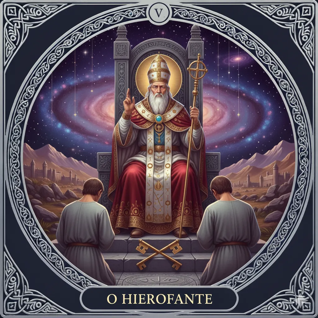 O Hierofante do Tarot: Significado Completo, Amor, Casamento, Espiritualidade, Trabalho, Conselho e Interpretação Profunda
