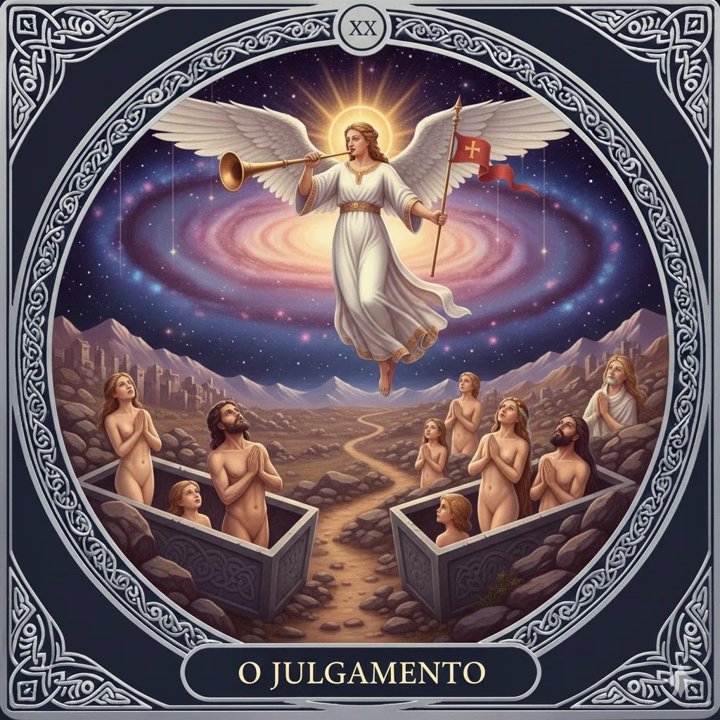 O Julgamento no Tarot: Significado Completo da Carta 20, Amor, Trabalho, Espiritualidade, Psicologia, Karma e Leitura Invertida