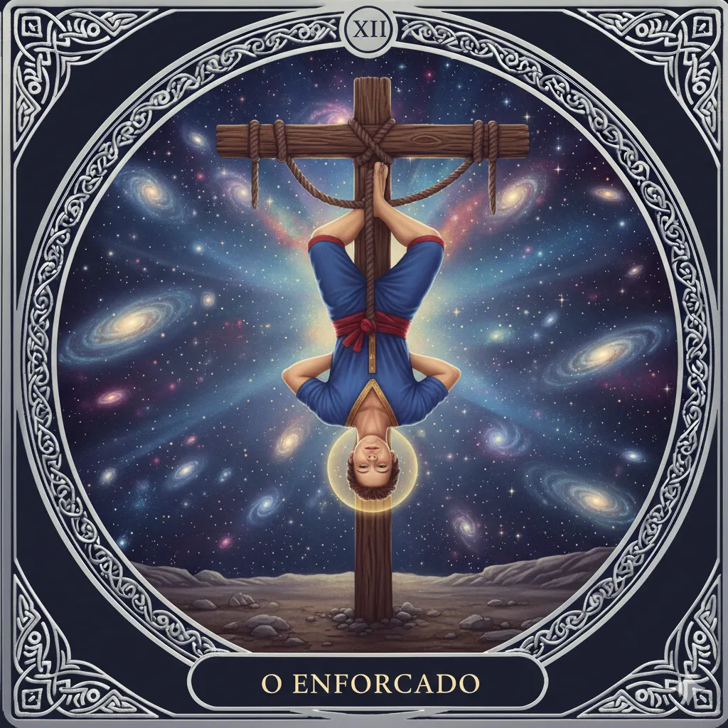 O Enforcado do Tarot: Significado Absoluto da Carta, Amor, Trabalho, Dinheiro, Espiritualidade, Karma, Futuro, Sim ou Não e Interpretação Profunda