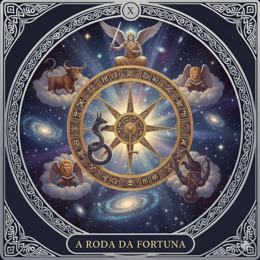 A Roda da Fortuna do Tarô: Significado Completo, Amor, Trabalho, Dinheiro, Destino, Karma, Futuro, Sim ou Não e Interpretação Profunda