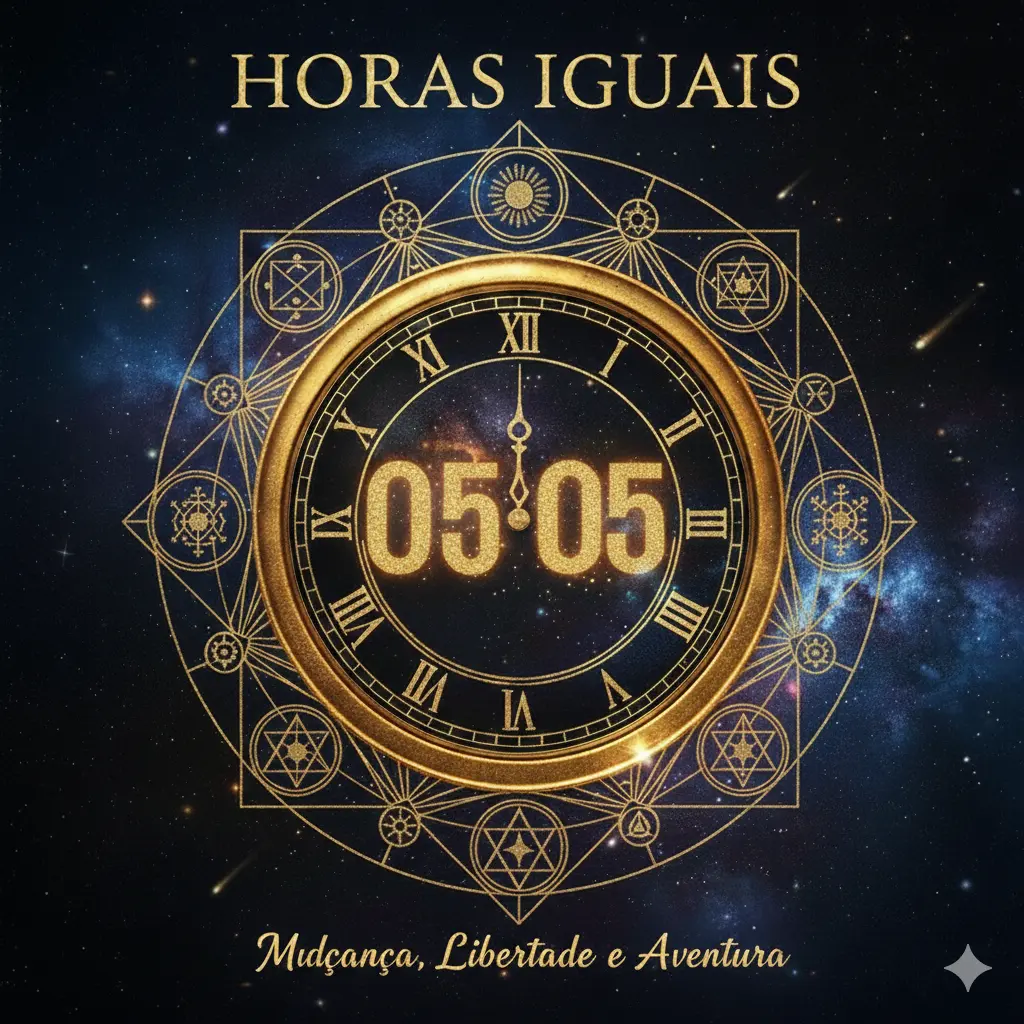 Horas iguais 05:05 significado
