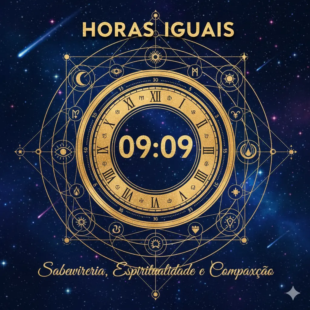 Horas Iguais 09:09: Significado Espiritual, Numerologia, Amor, Transformação e Mensagens do Universo