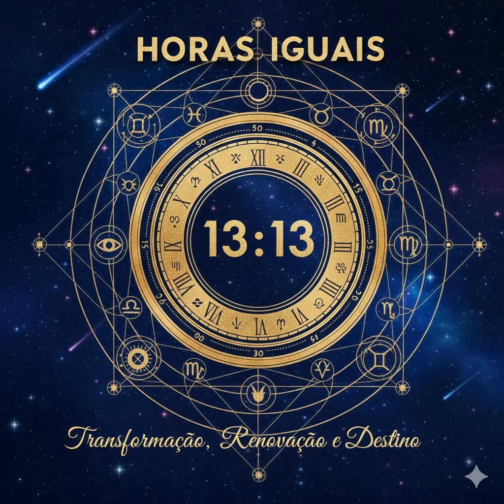 Horas Iguais 13:13: Significado Espiritual, Numerologia, Amor, Anjos e Transformação Pessoal