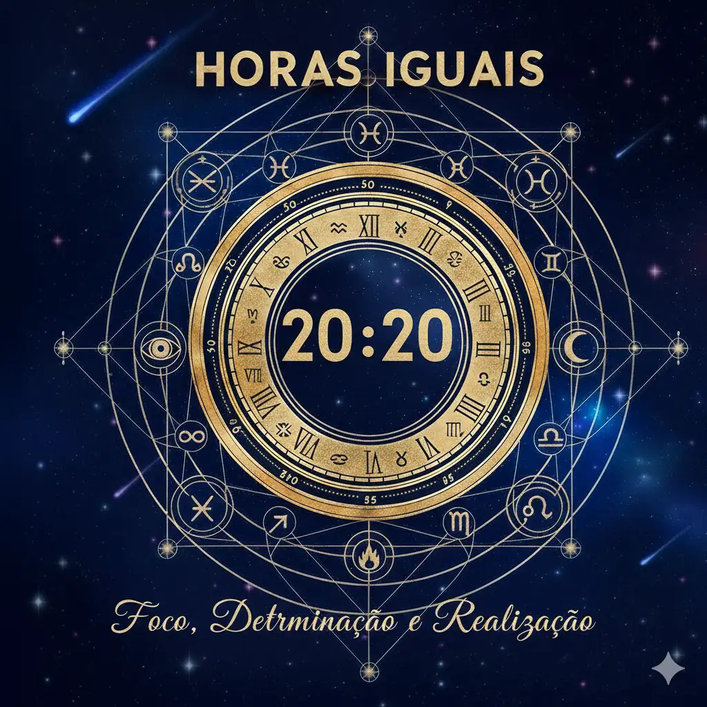 Horas Iguais 20:20: Significado Espiritual, Numerologia, Amor, Anjos e Despertar de Consciência