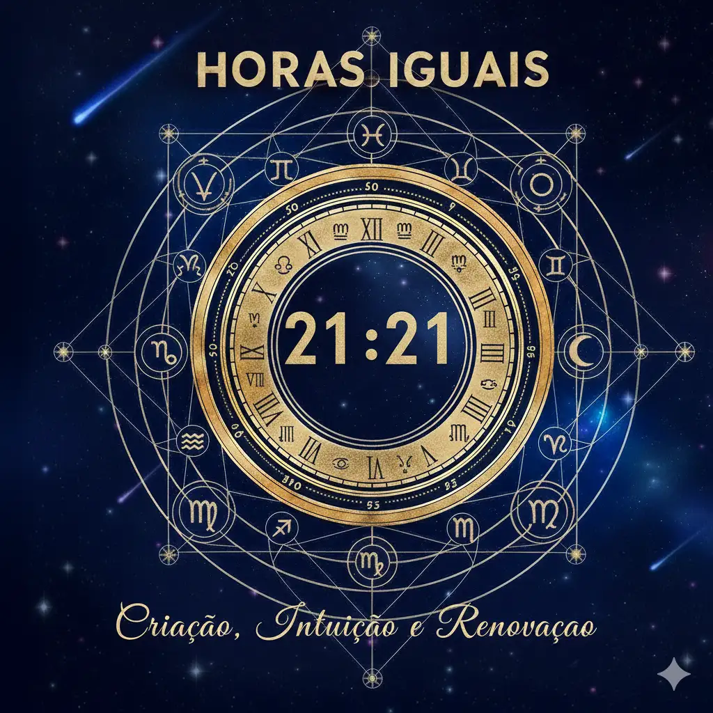 Horas Iguais 21:21: Significado Espiritual, Numerologia, Amor, Anjos e Realização Pessoal