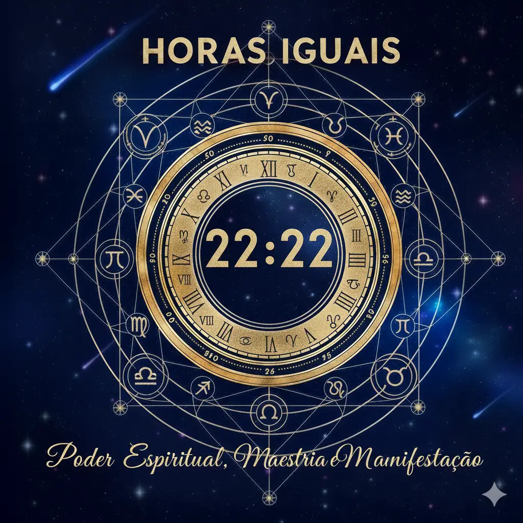 Horas Iguais 22:22: Significado Espiritual, Numerologia, Amor, Anjos e Materialização