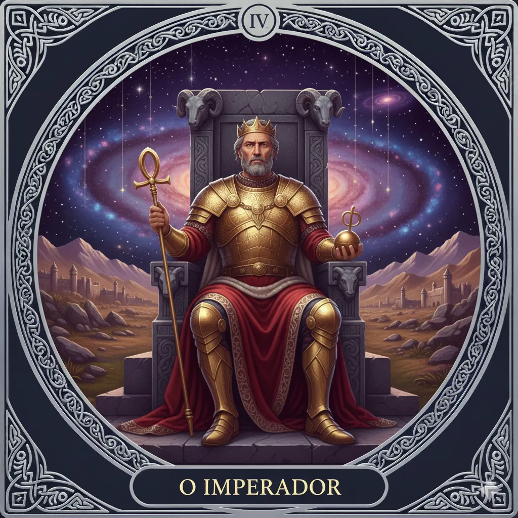 O Imperador do Tarot: Significado Completo da Carta, Amor, Trabalho, Dinheiro, Poder, Autoridade e Estabilidade