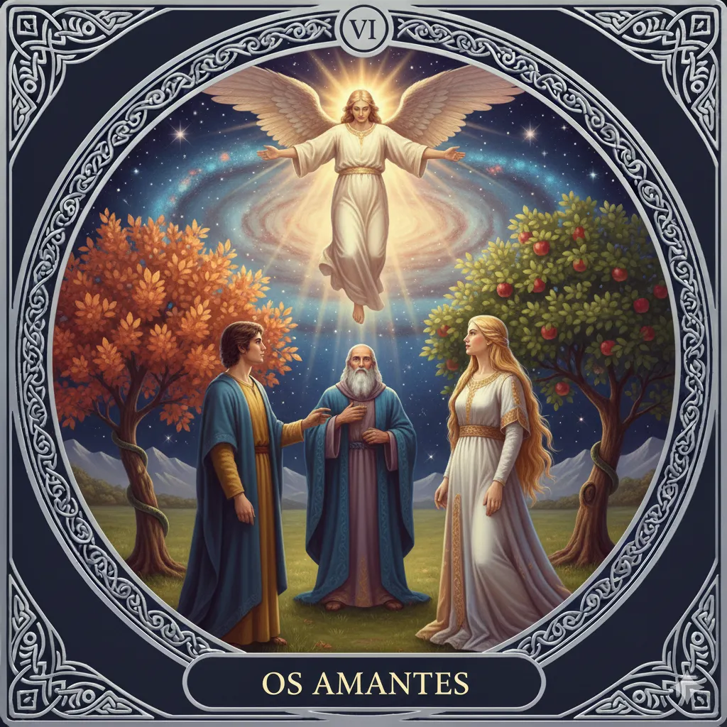 Os Amantes do Tarot: Significado Completo da Carta, Amor, Escolhas, Casamento, Relacionamentos, Trabalho, Espiritualidade e Interpretação Profunda