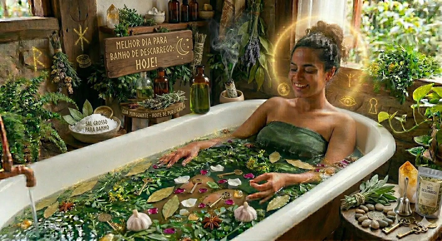 Qual o melhor dia para banho de descarrego? Descubra aqui